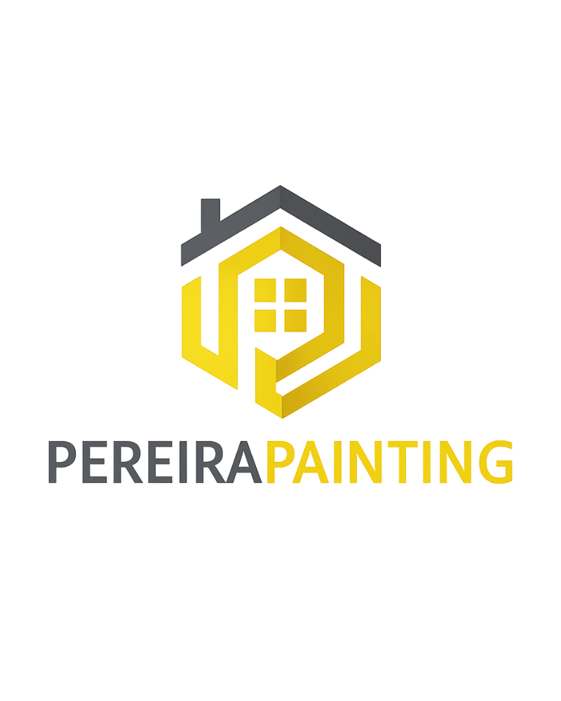 A professional painter carefully painting a wall edge.