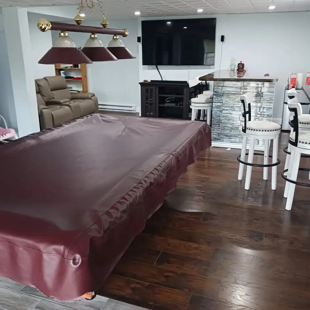 Wood deck construction