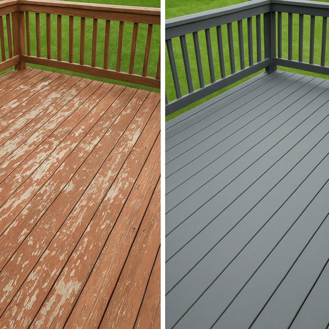 High-ceiling room painting