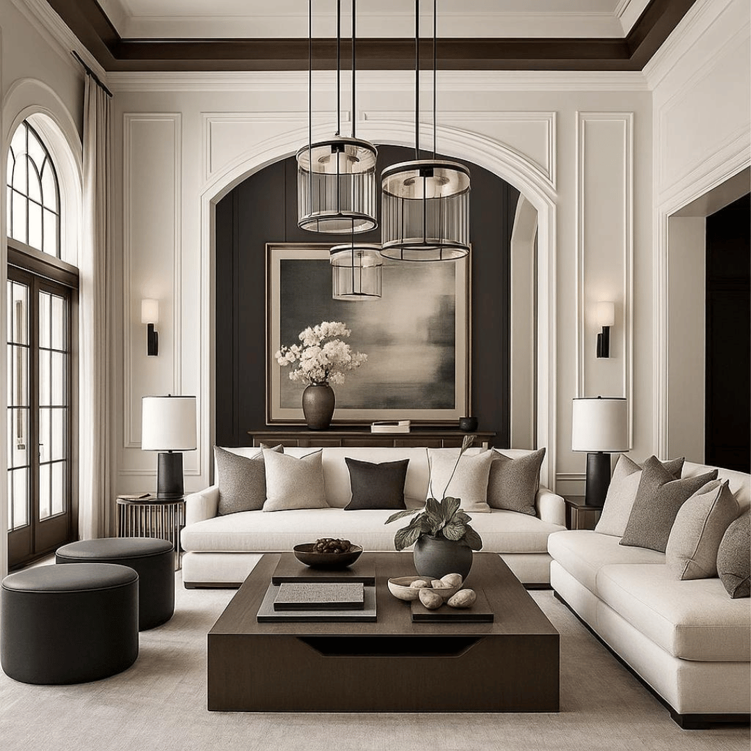 Residential exterior with new paint job