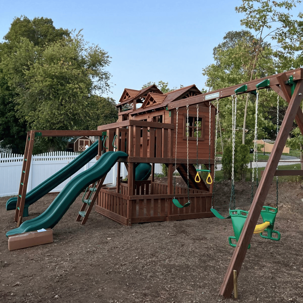 Playground Stain Maintenance