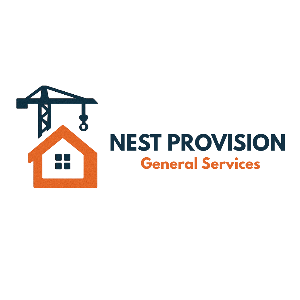 Nest Provision General Services Logo - A professional construction and remodeling company.
